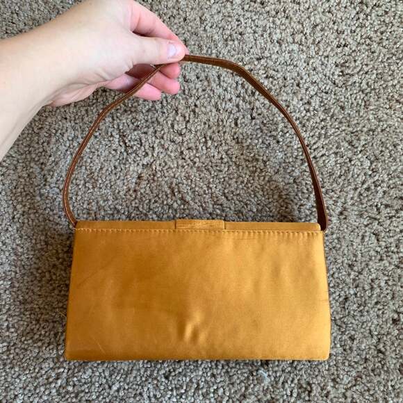 Golden Silky Night Out Wristlet Clutch - Picture 3 of 4